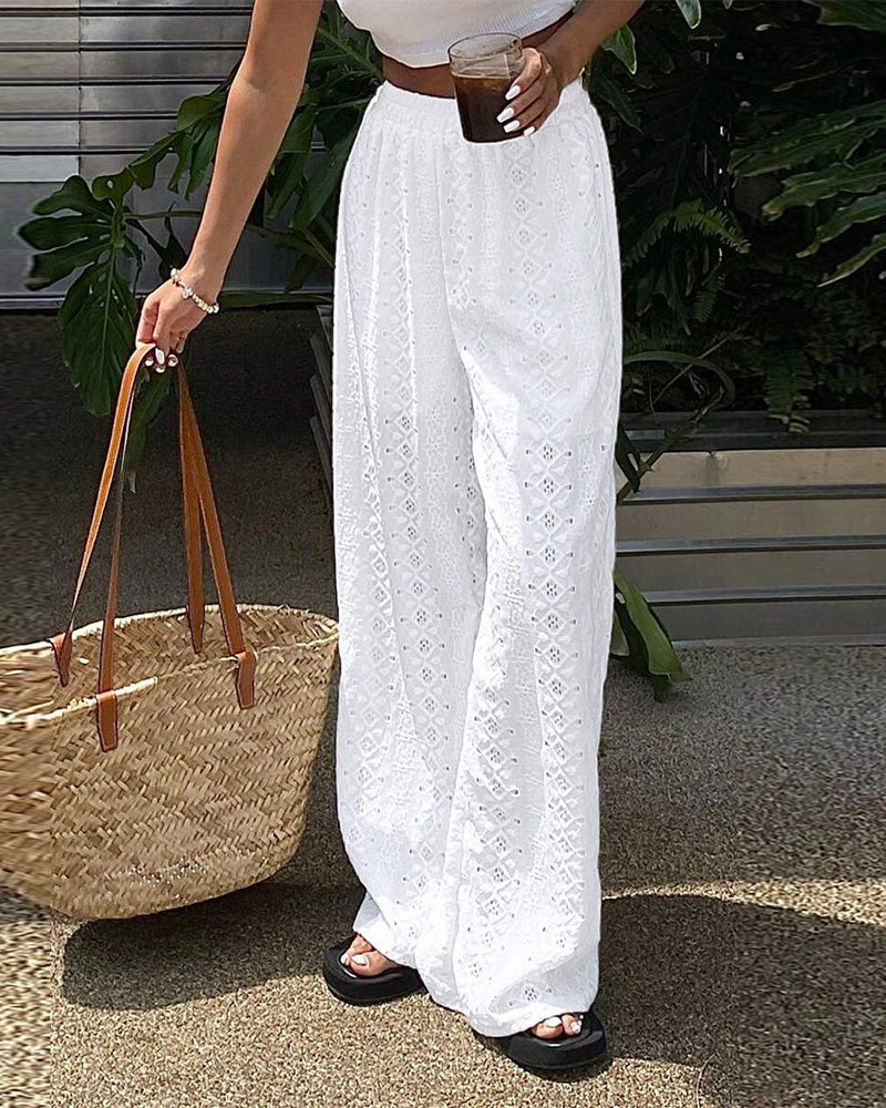 Byxor Mode Spets Vardaglig