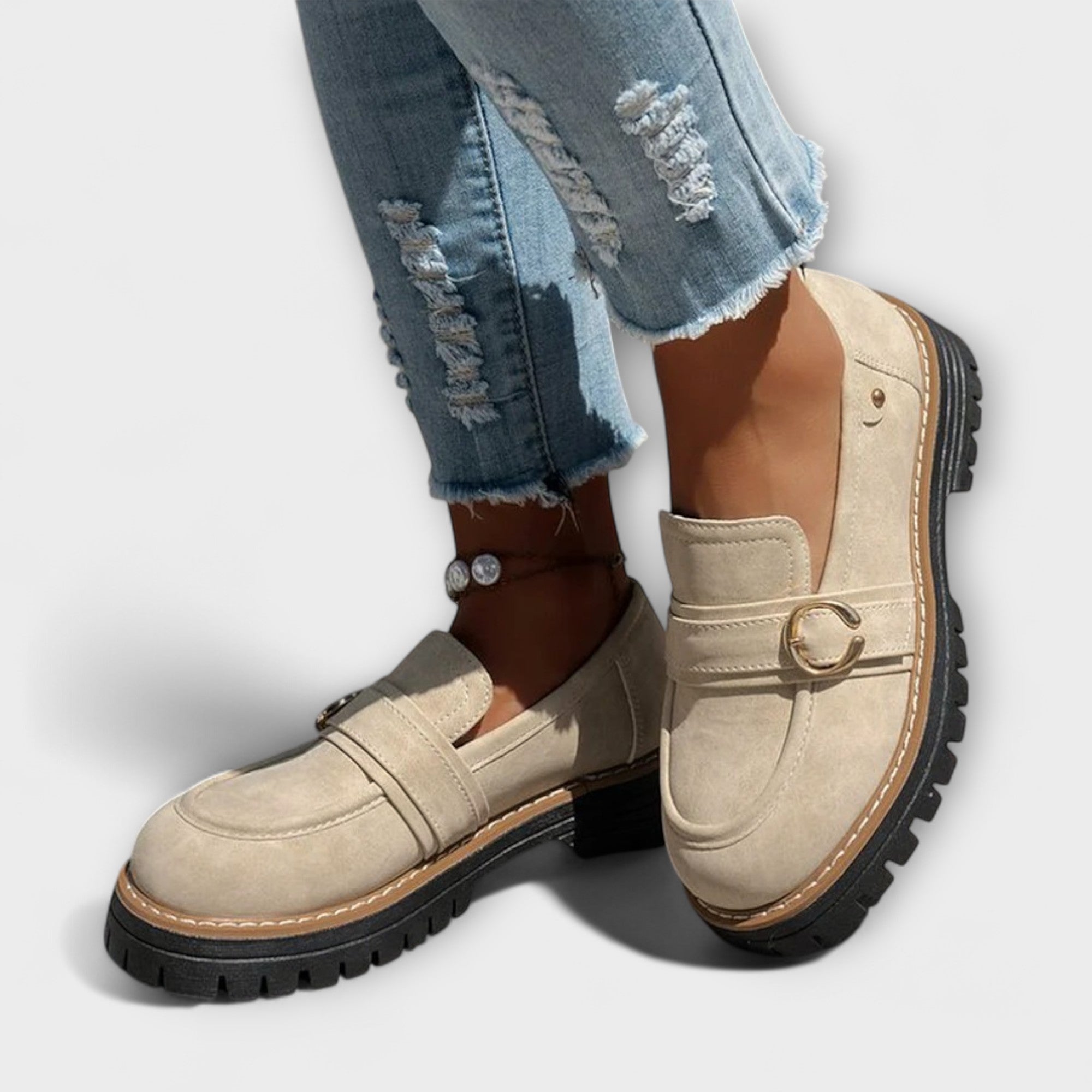 Astrid™ | Casual Loafers med Rund Tå