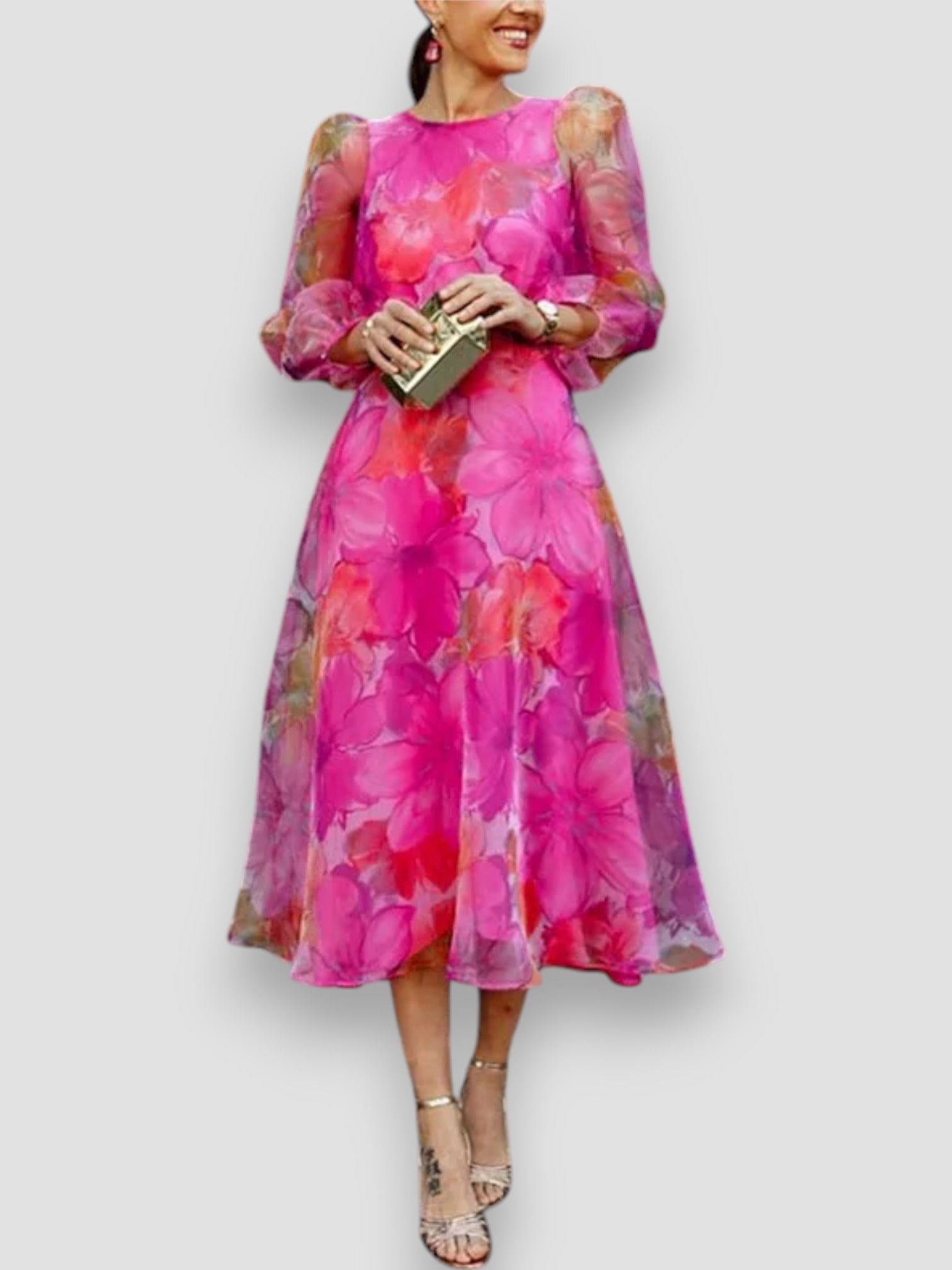 Aria | Blommig Klänning